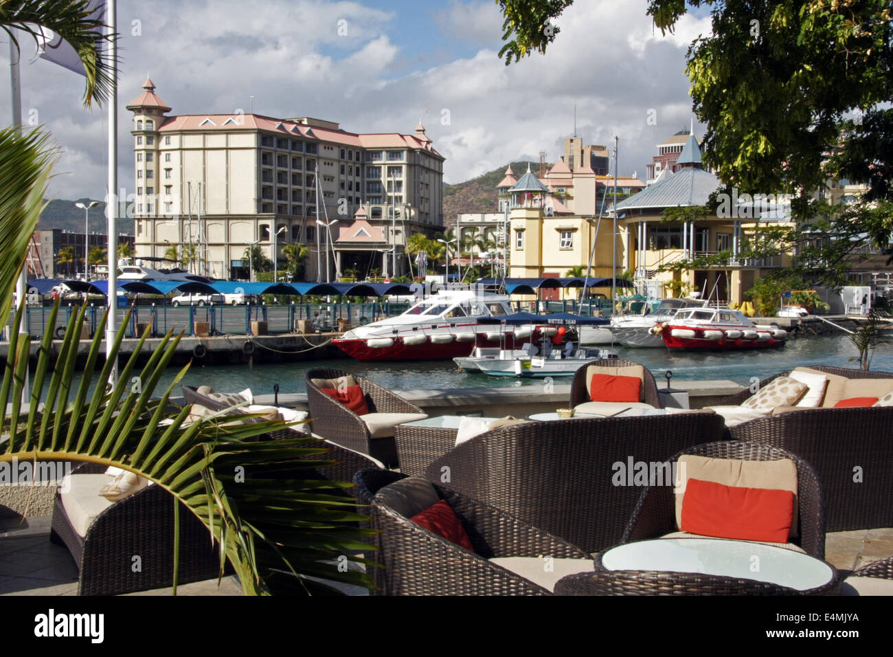 The Labourdonnais Waterfront Hotel 5 star hotel in Port Louis, Mauritius  Stock Photo - Alamy