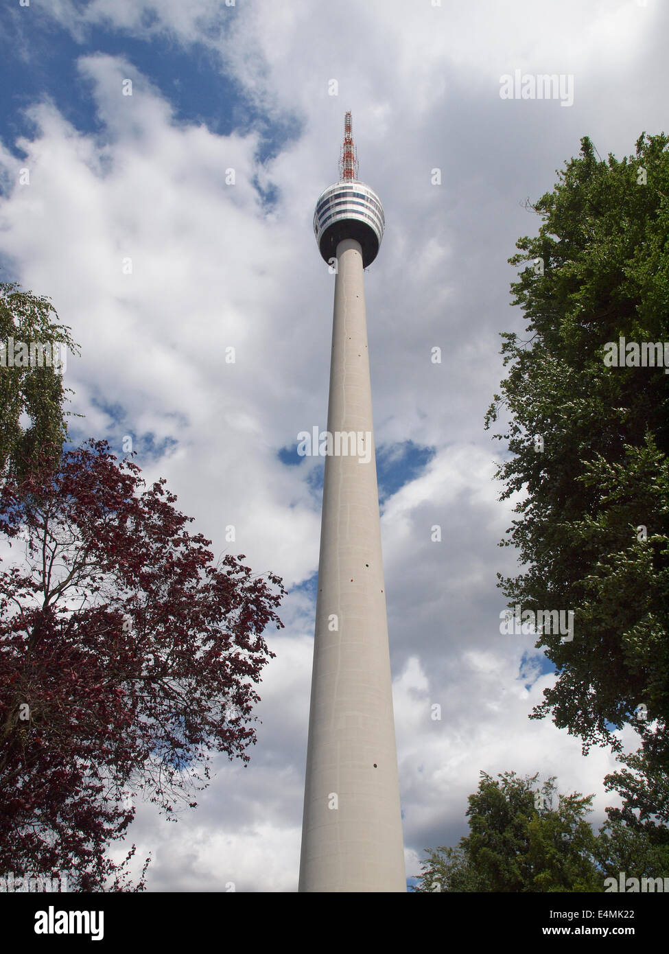 TV tower in Stuttgart Stock Photo