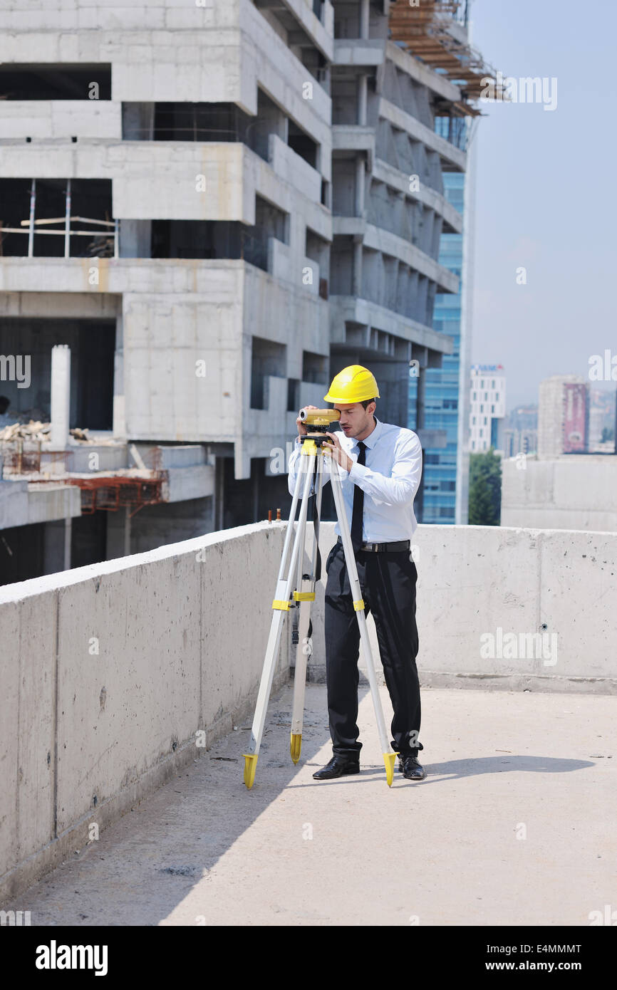 architect on construction site Stock Photo - Alamy