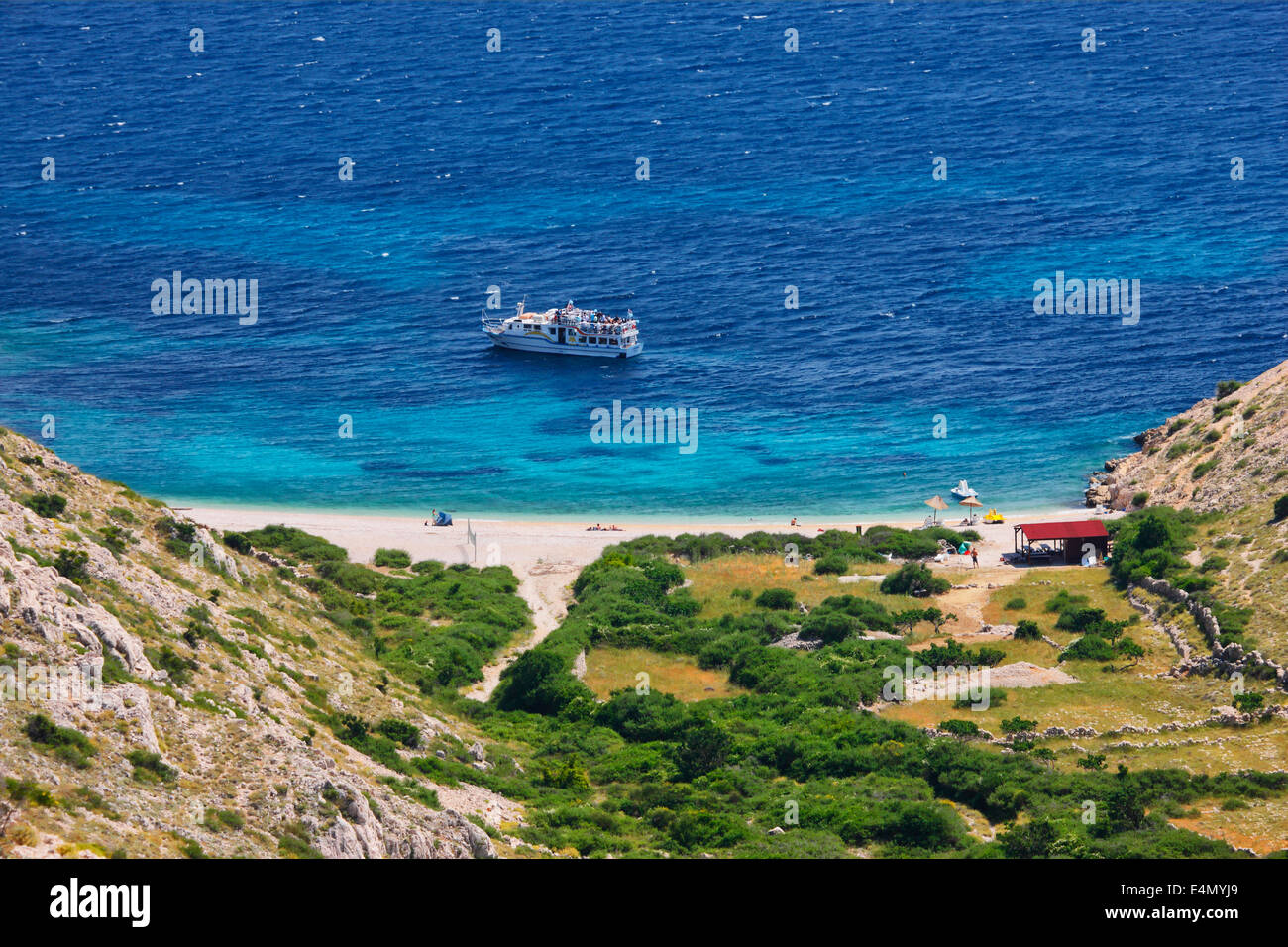 Beach Stara Baska island Krk, Croatia Stock Photo Alamy