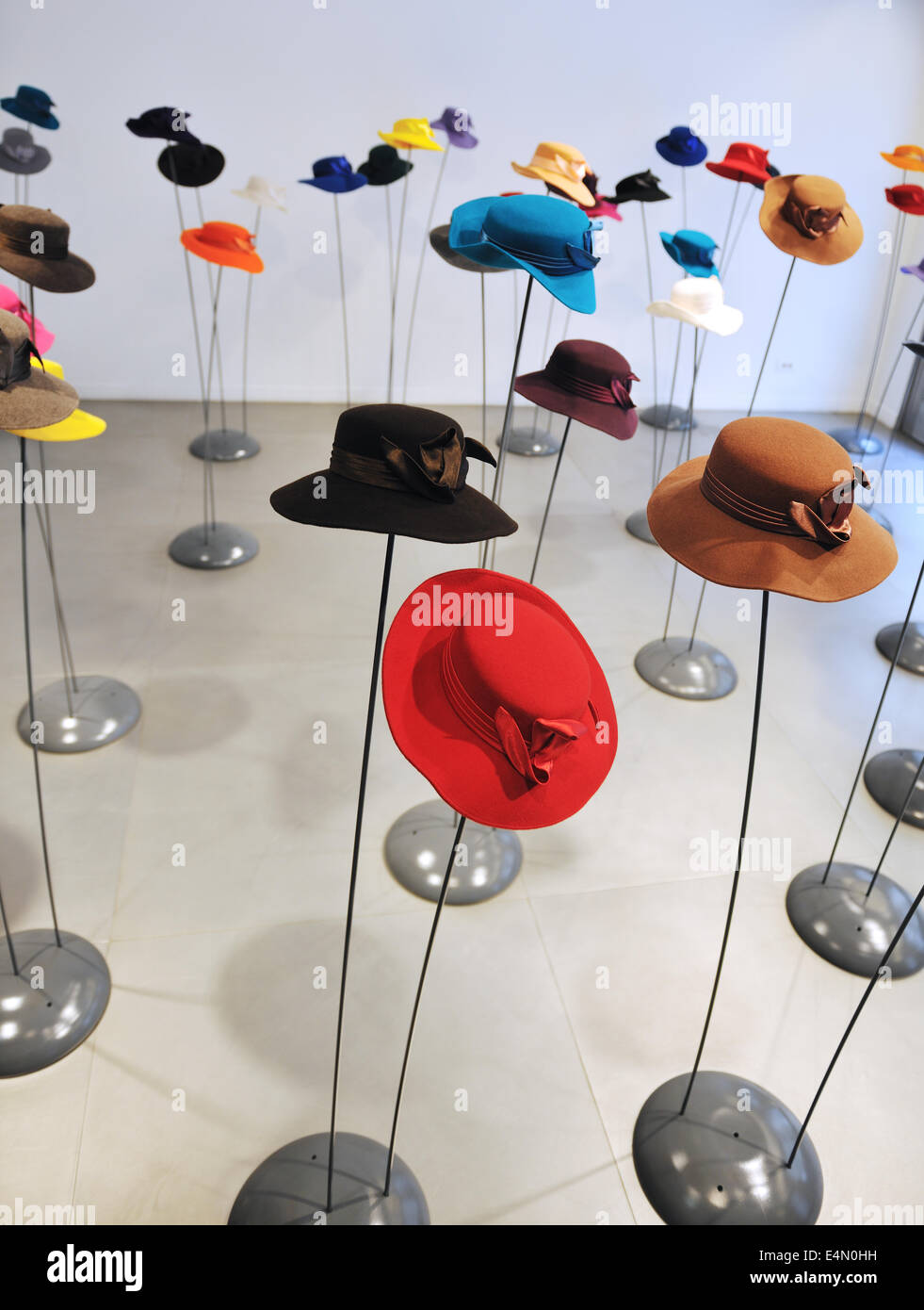 lady hat fashion Stock Photo