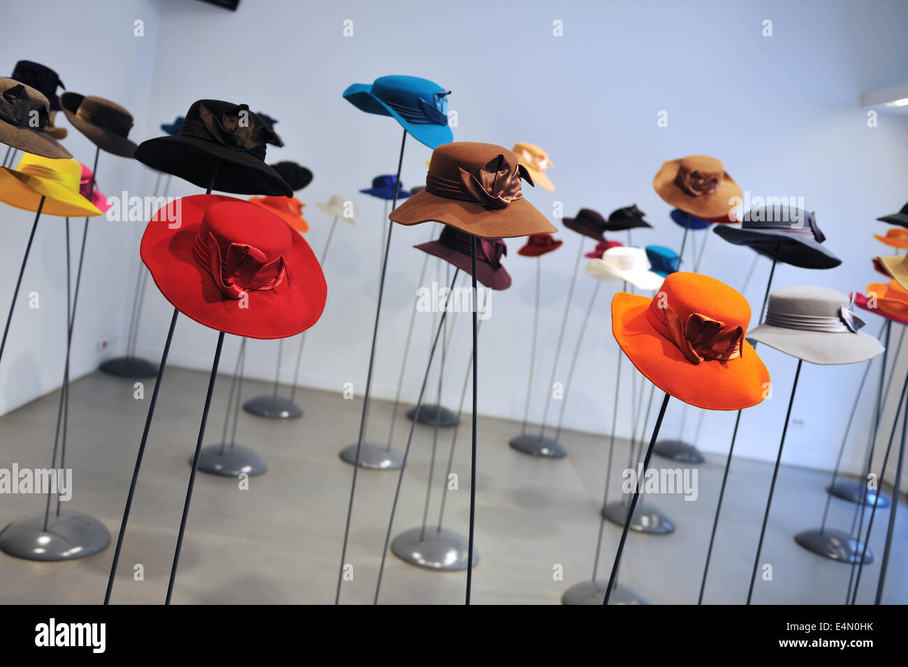 lady hat fashion Stock Photo