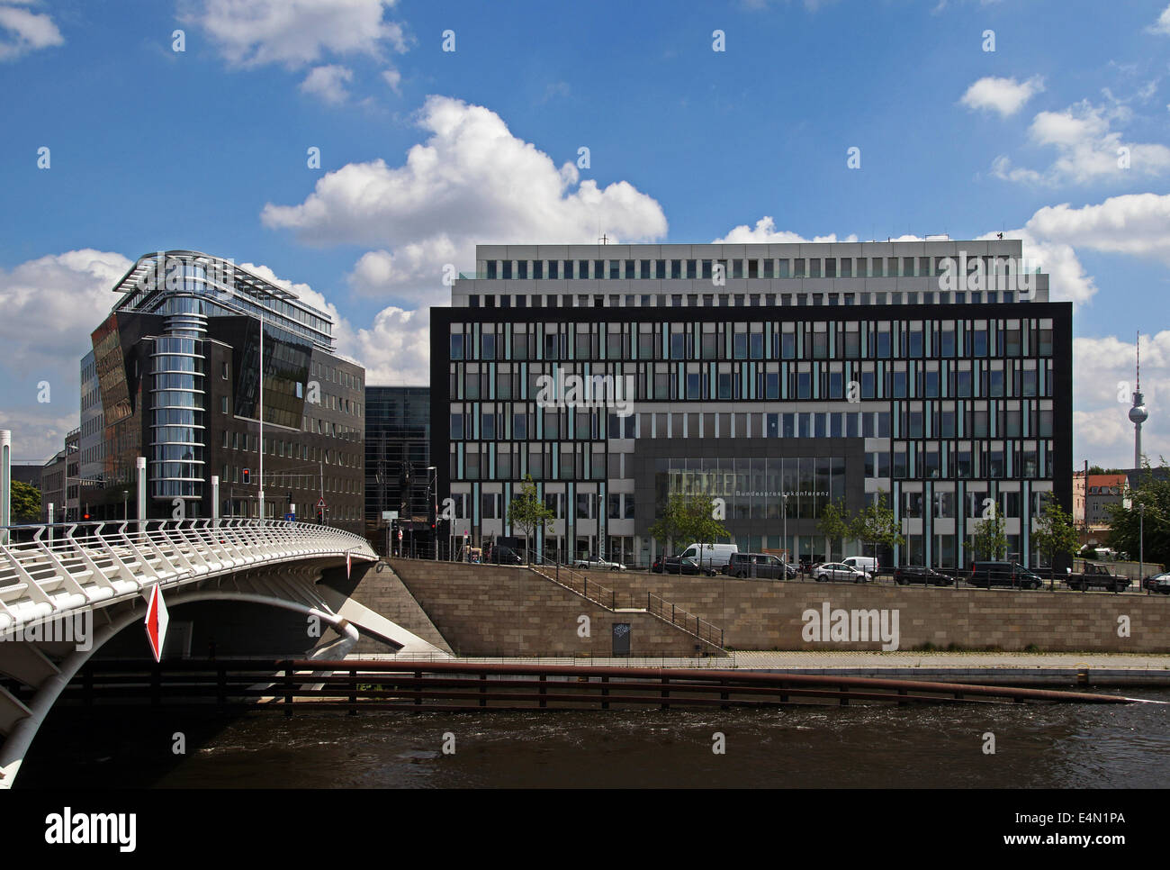 Bundespressekonferenz Germany Berlin Stock Photo