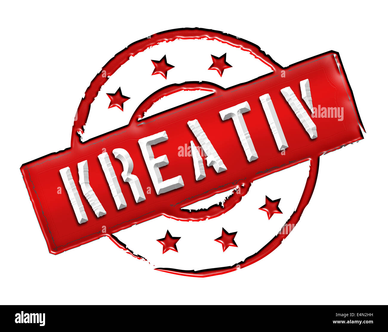 Stamp - Kreativ Stock Photo
