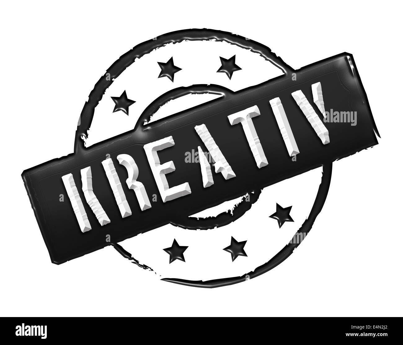 Stamp - Kreativ Stock Photo