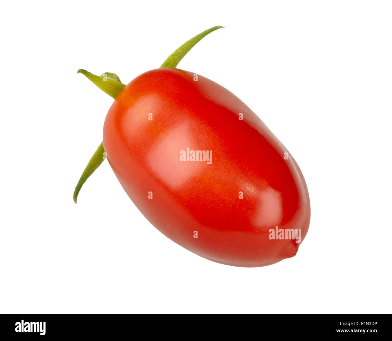 Fresh tomato isolated on a white Stock Photo