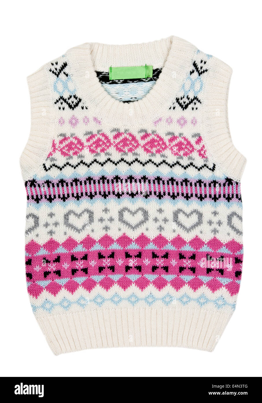 Children's knitted vest Stock Photo Alamy