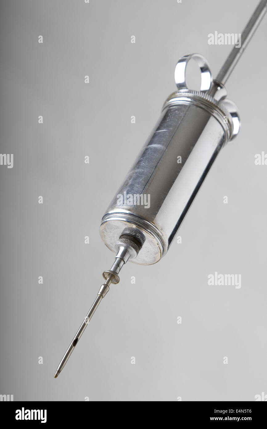 Metal syringe hires stock photography and images Alamy