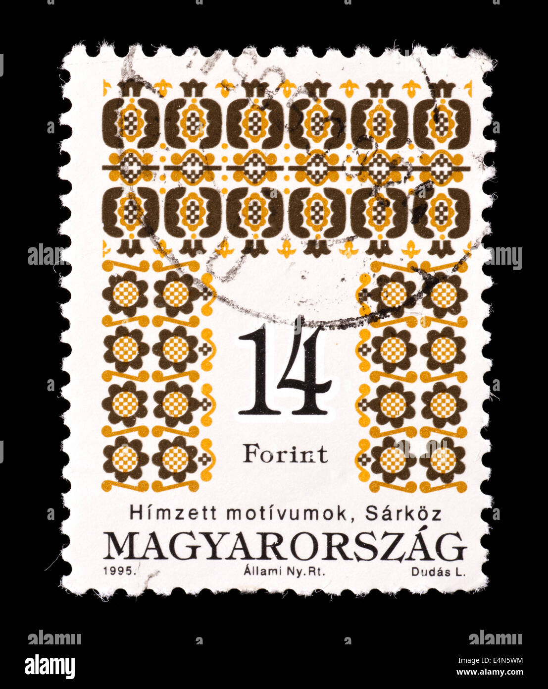 Postage due stamp from Hungary Stock Photo - Alamy