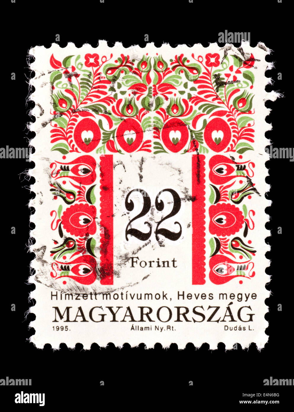 Postage due stamp from Hungary Stock Photo - Alamy
