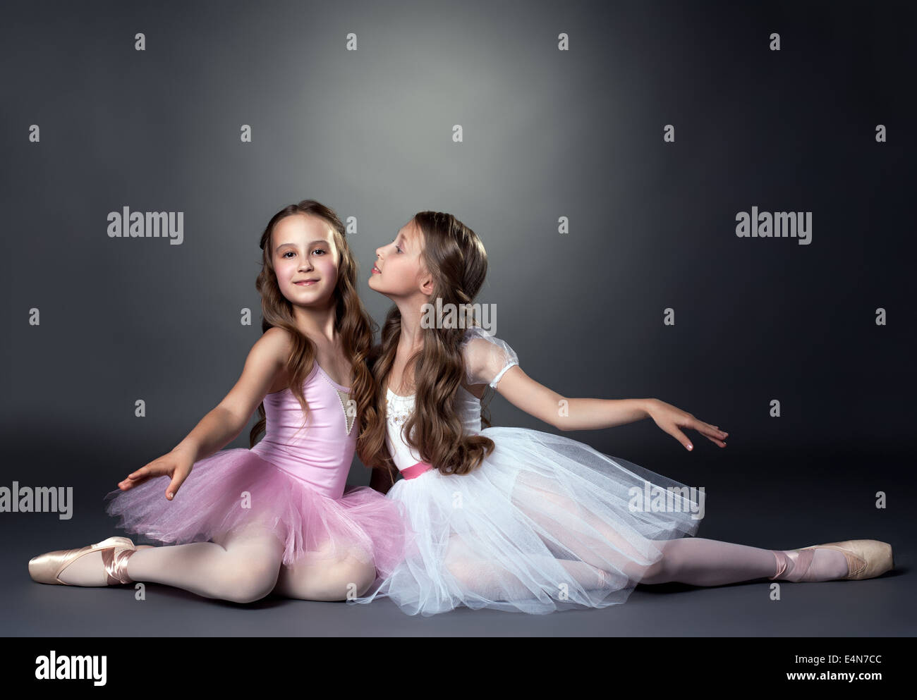 Two beautiful young ballerinas posing hi-res stock photography and images -  Alamy