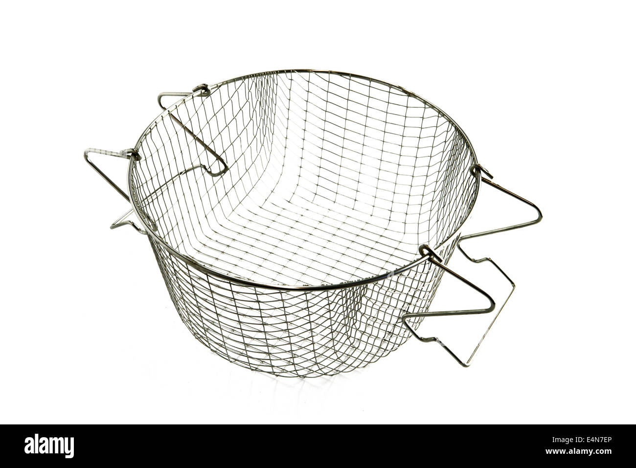 Basket for a deep fat fryer Stock Photo Alamy