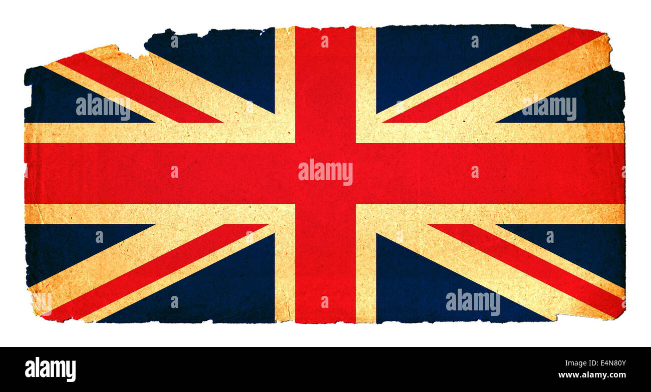 Grungy Flag - United Kingdom Stock Photo