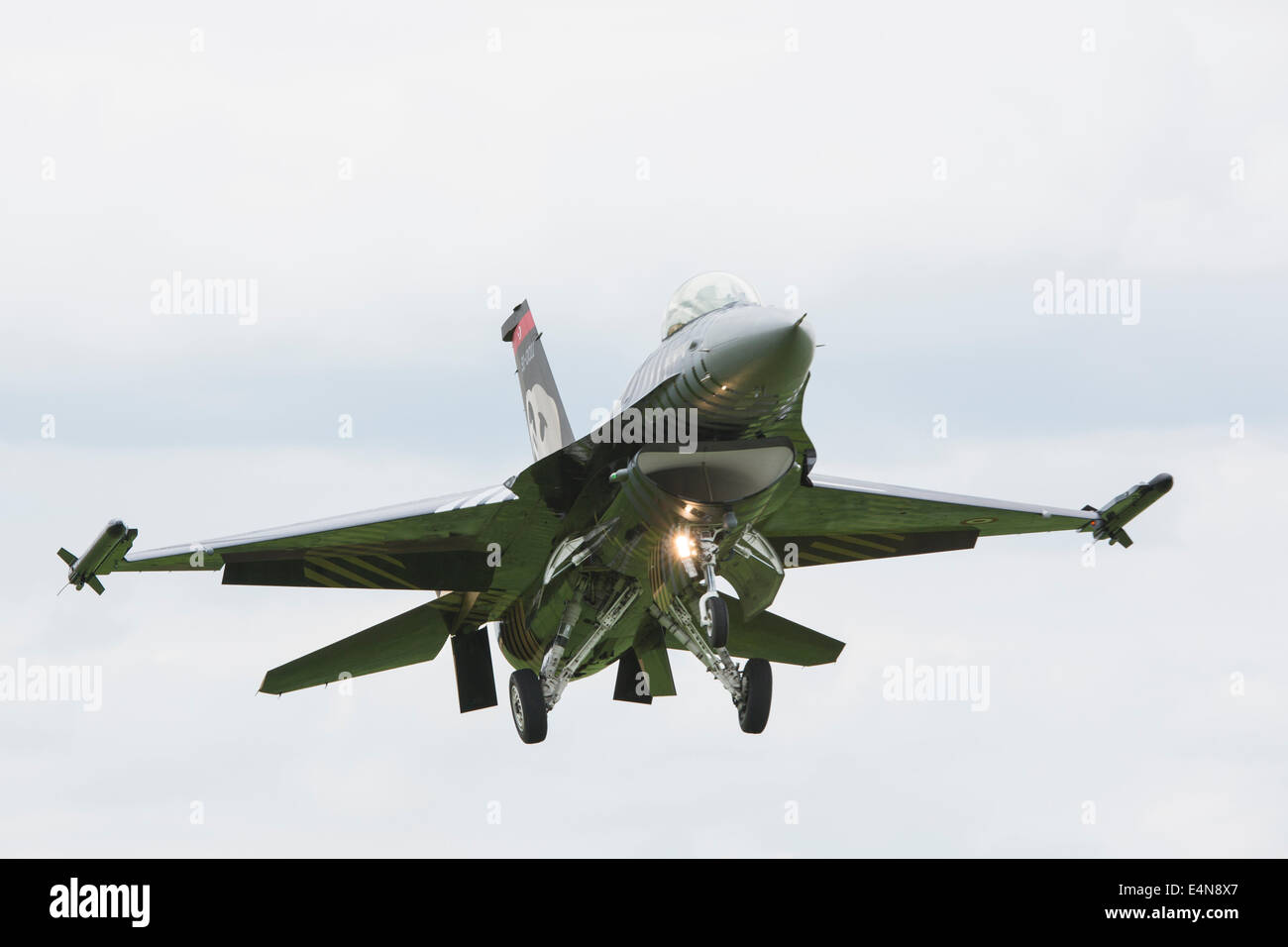 Turkish Air Force Lockheed Martin F16 'Solo Turk' Stock Photo