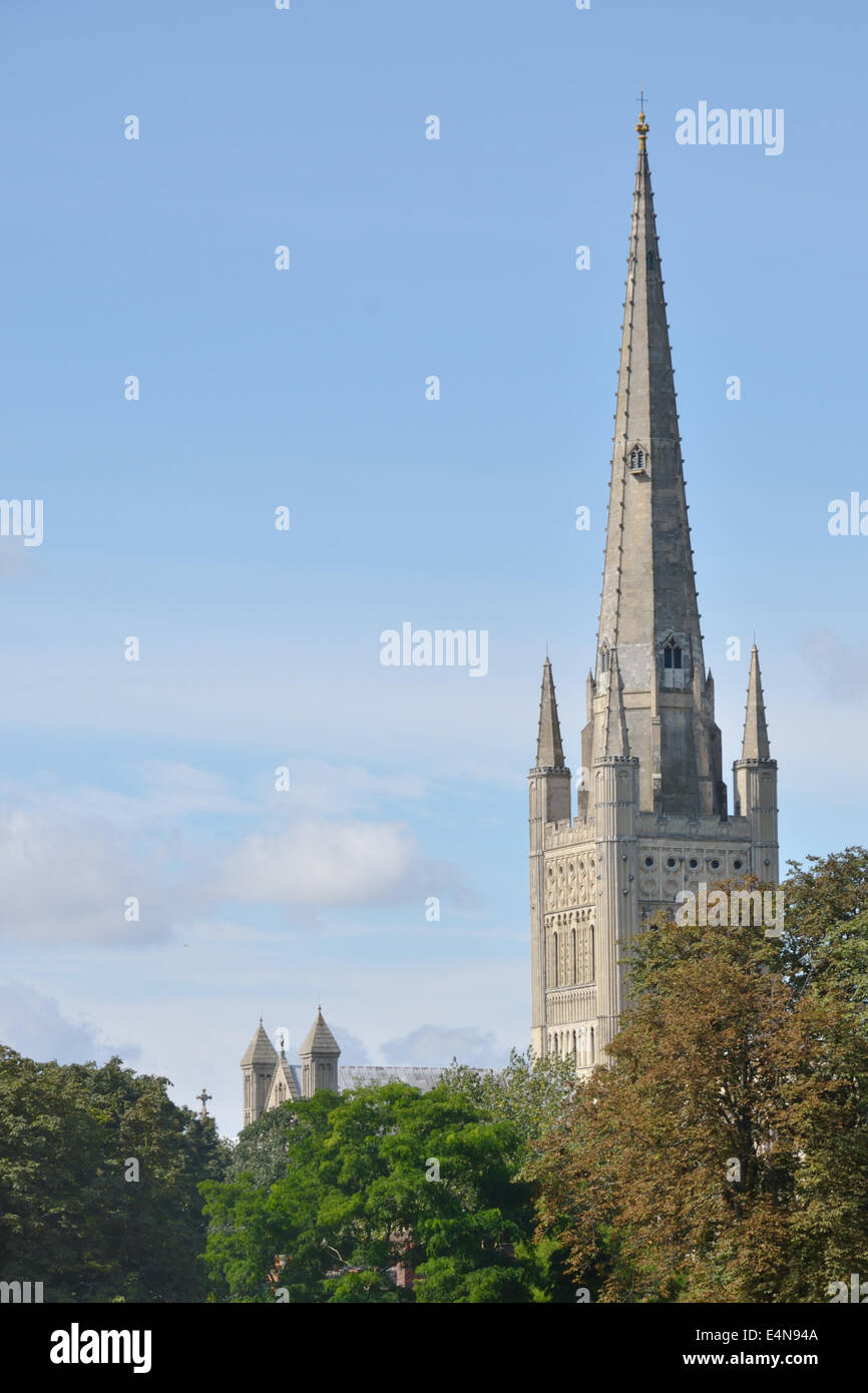 Norwich Cathedral Stock Photo