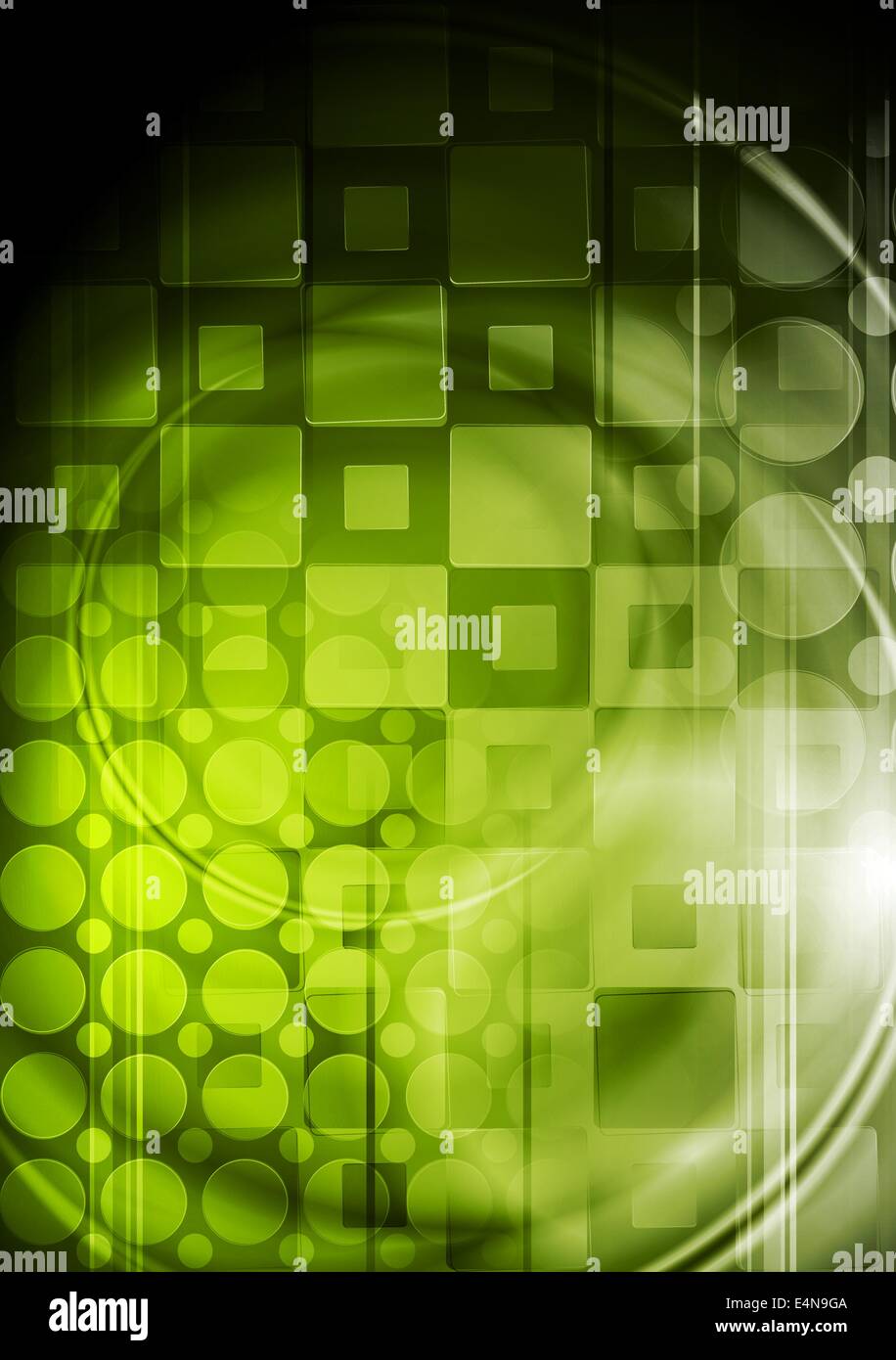 Green tech background Stock Photo - Alamy
