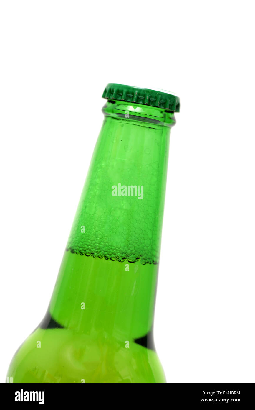 opening beer bottle Stock Photo