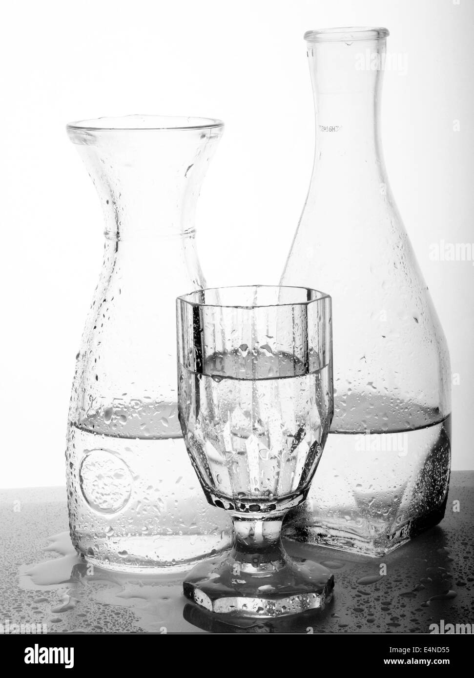 Glass art objects Black and White Stock Photos & Images Alamy