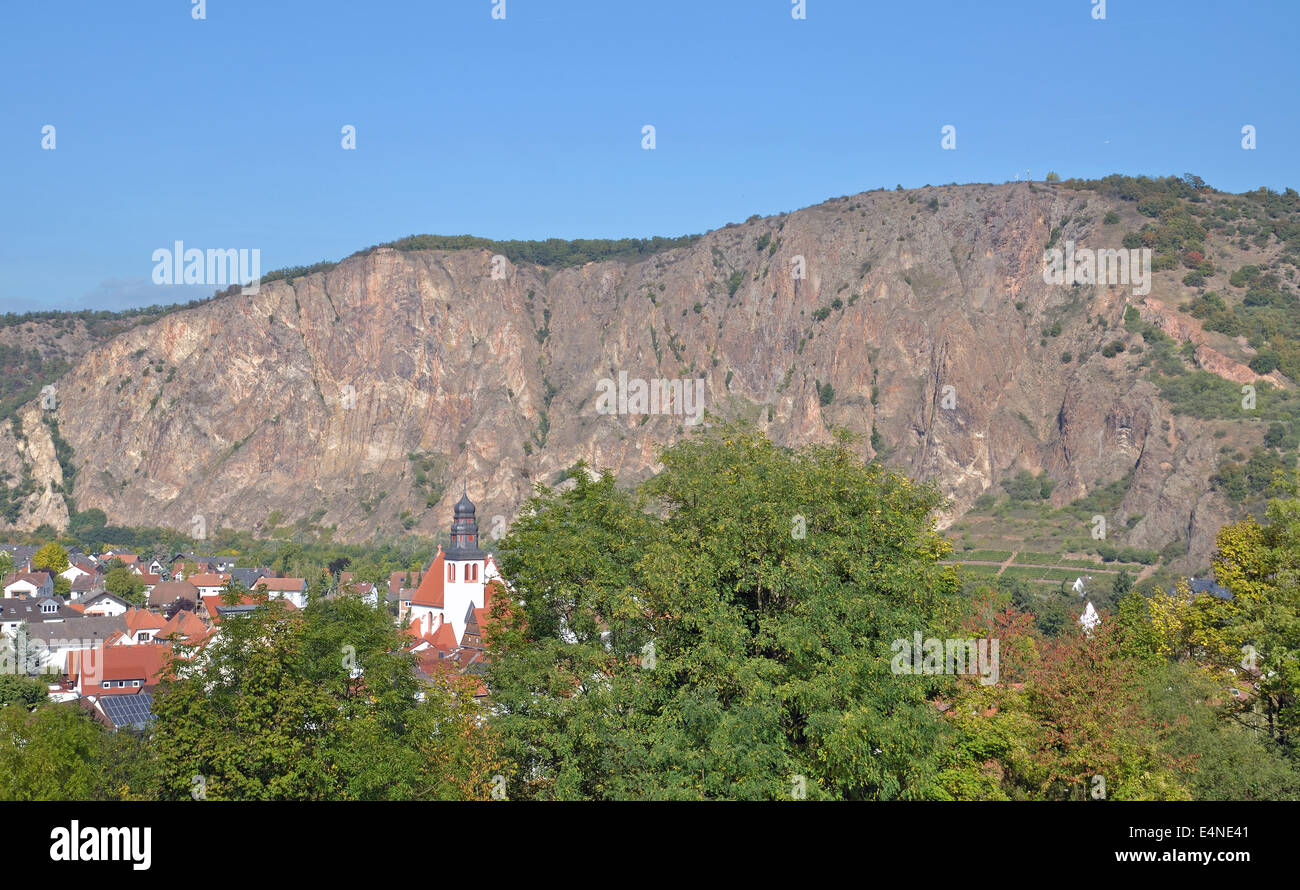 Rotenfels,Bad Muenster am Stein,Germany Stock Photo