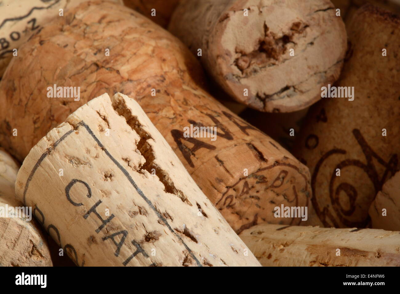 Wine corks Stock Photo