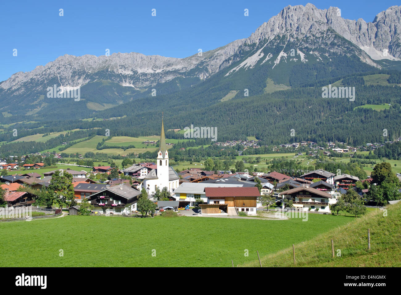 Ellmau,Tirol,Austria Stock Photo