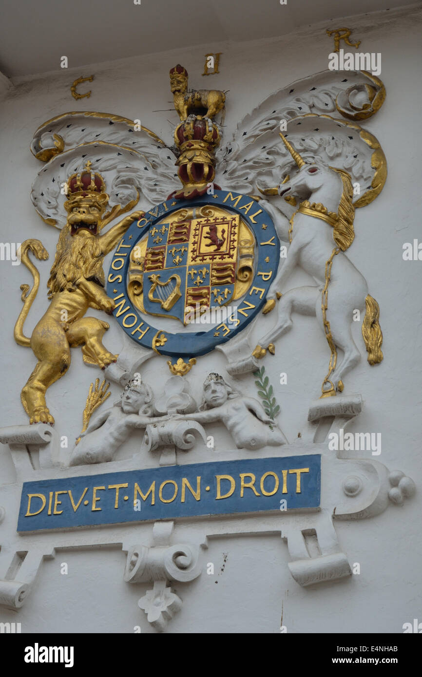 building coat of arms Stock Photo Alamy