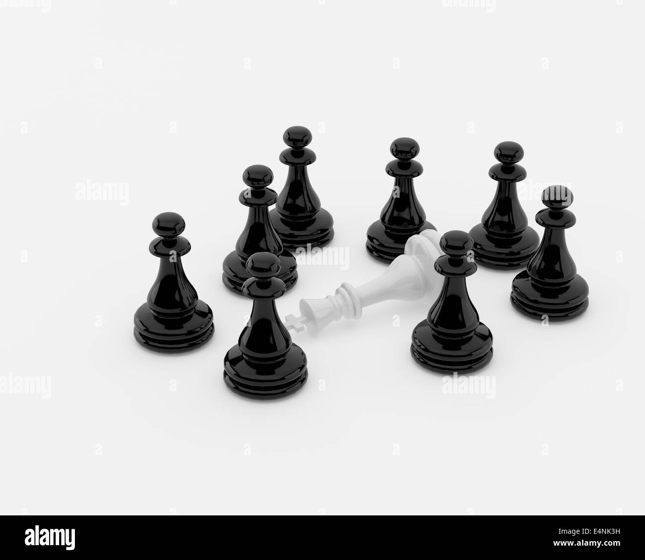 Game of chess on white stock image. Image of symbol - 172269839