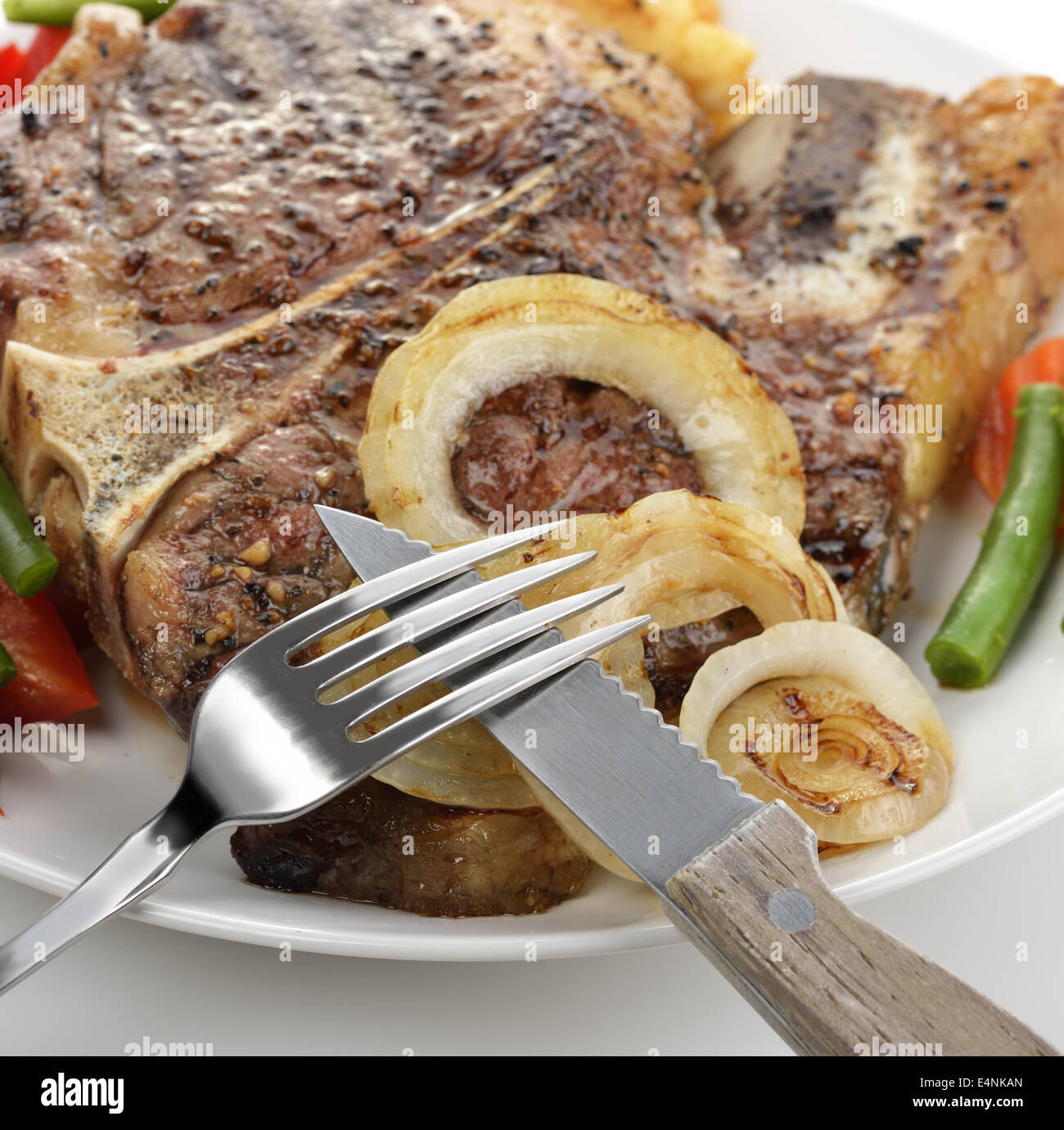 Steak with sweet potato fries hi-res stock photography and images - Alamy