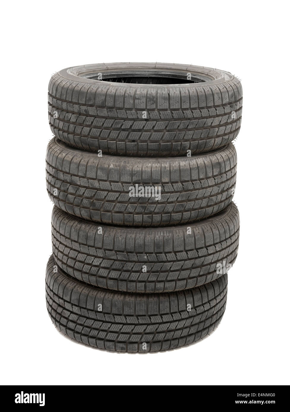 Set of four car tyres hi-res stock photography and images - Alamy