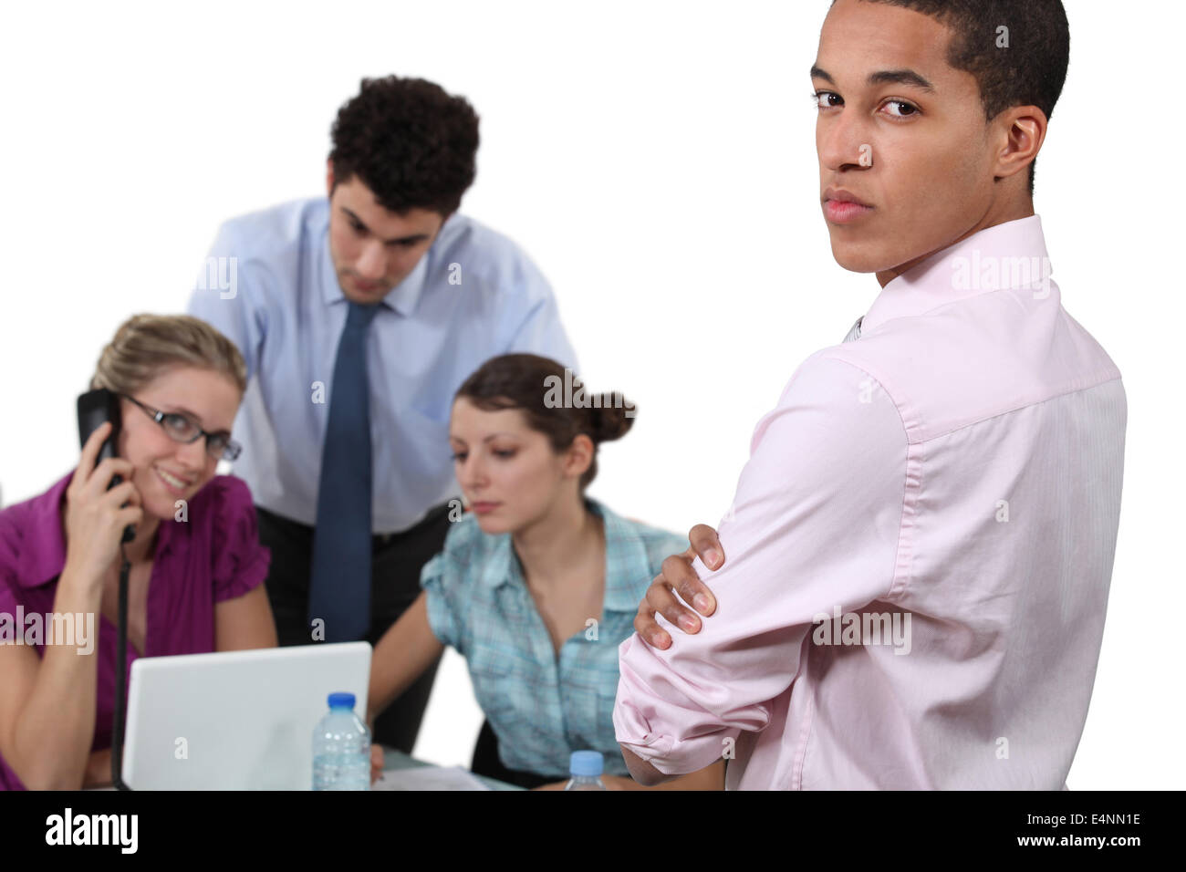 People working in an office Stock Photo Alamy