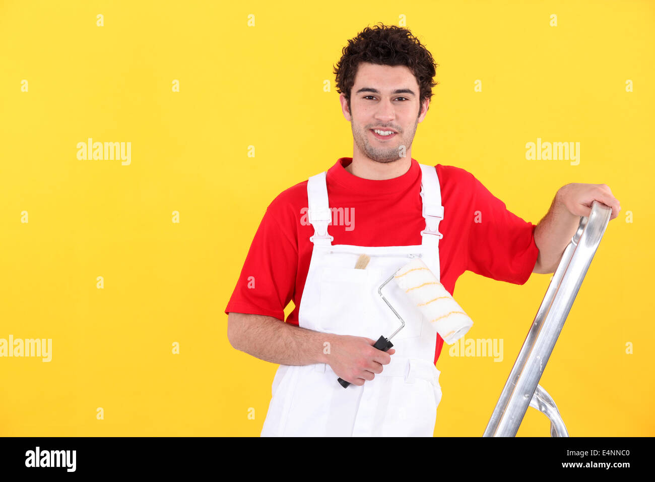 Portrait of a professional house painter Stock Photo Alamy