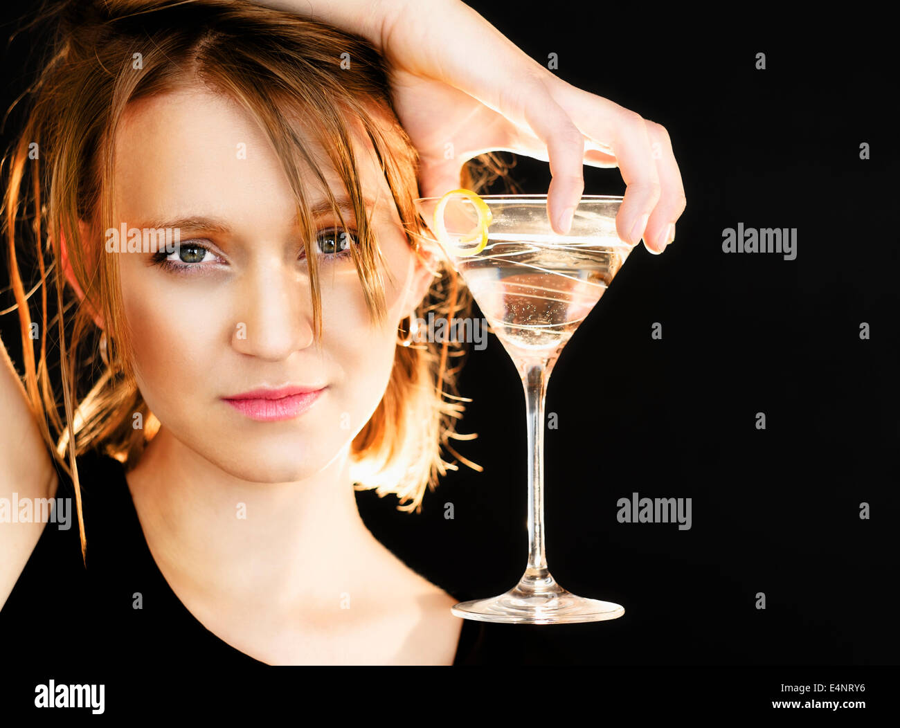 Martini glass and woman hires stock photography and images Alamy