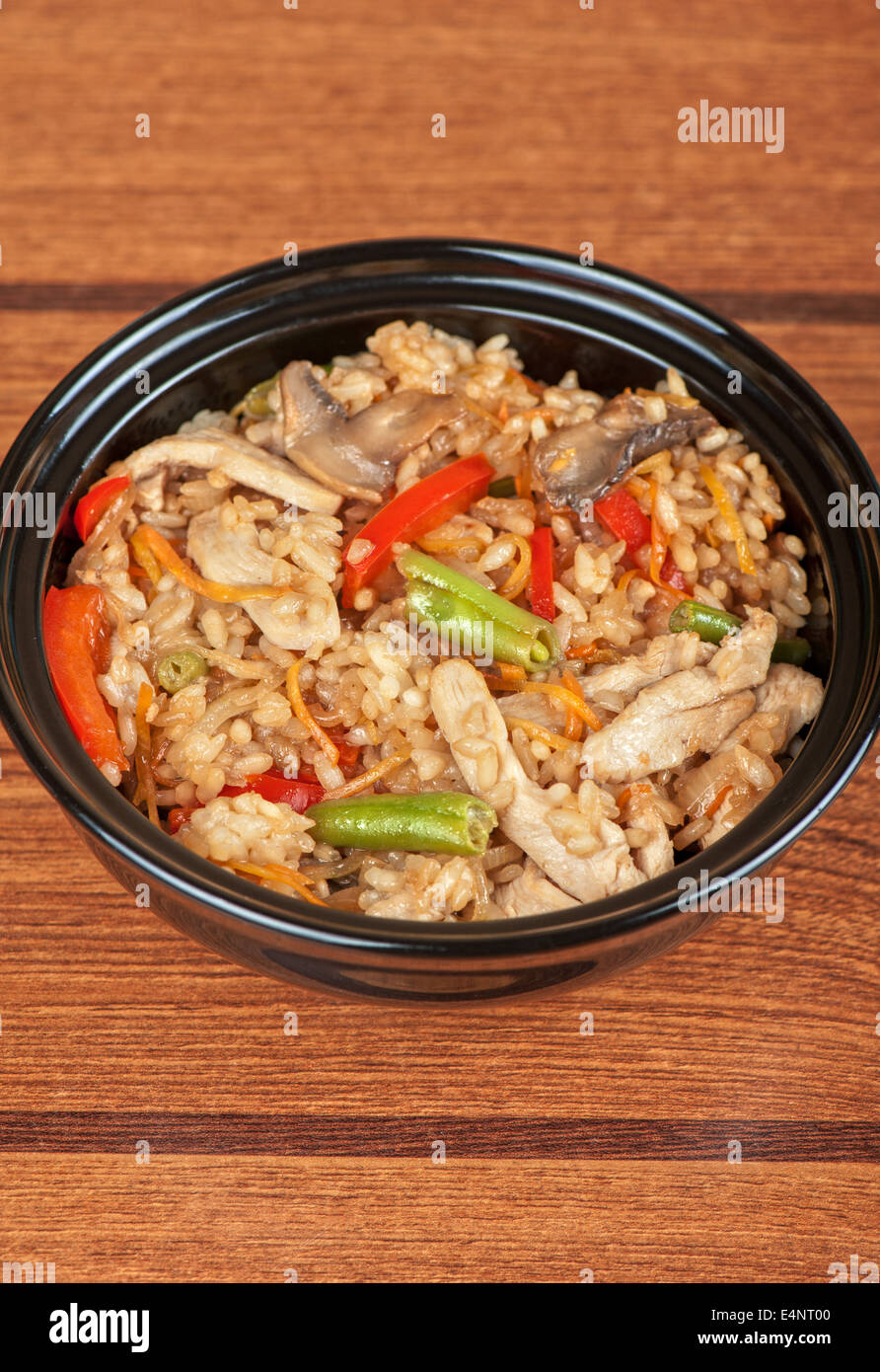 Rice chicken vegetable Stock Photo - Alamy