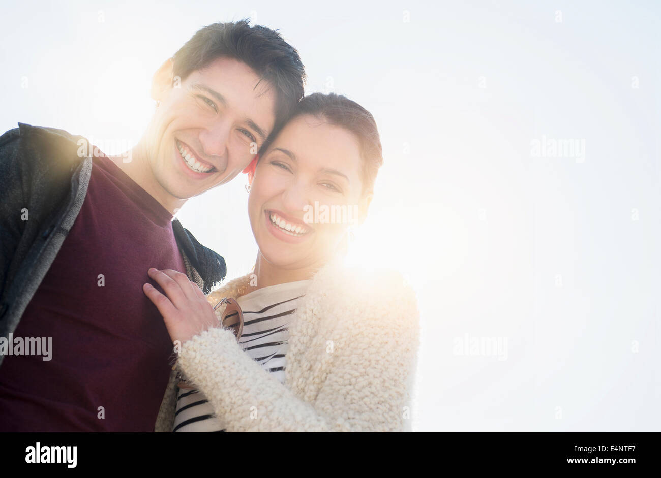 Portrait of young couple Stock Photo - Alamy
