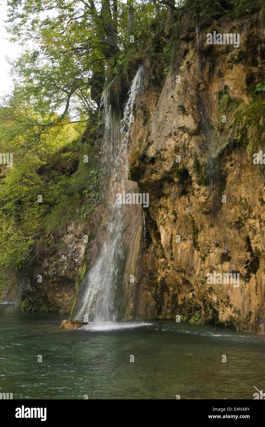 EUROPE, Croatia, Plitvicka Jezera National Park, Plitvice Lake, waterfall Stock Photo
