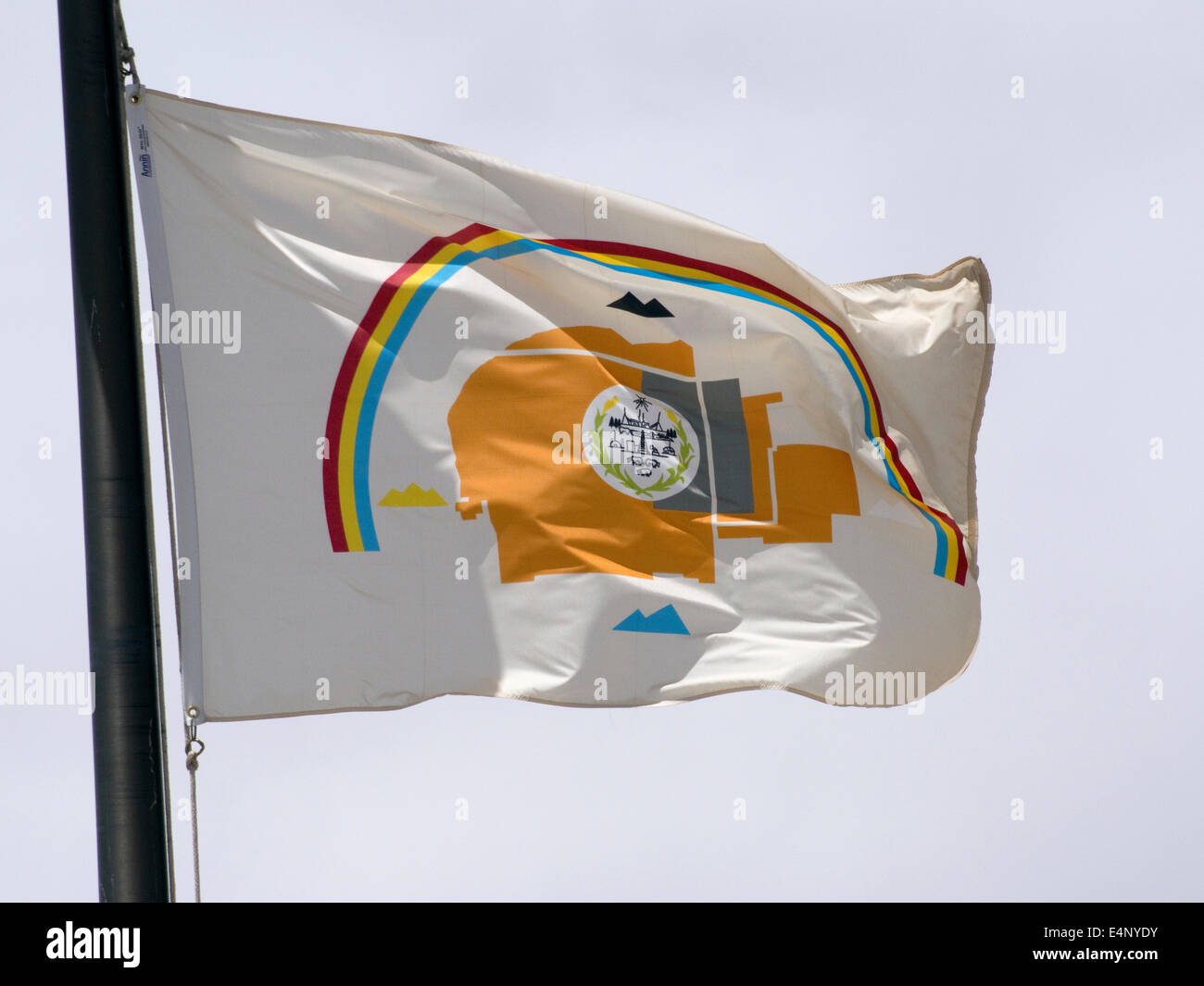 Navajo Nation Flag USA Stock Photo