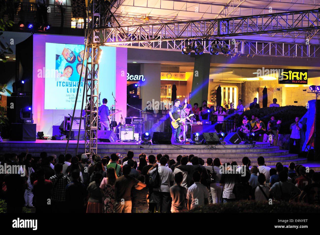 Free Live Concert in Ayala Center Terraces Cebu City Philippines