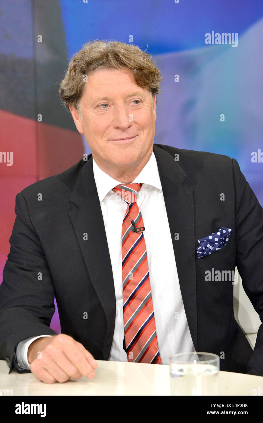 Toni Schumacher, soccer goalkeeping legend, is pictured during the ZDF