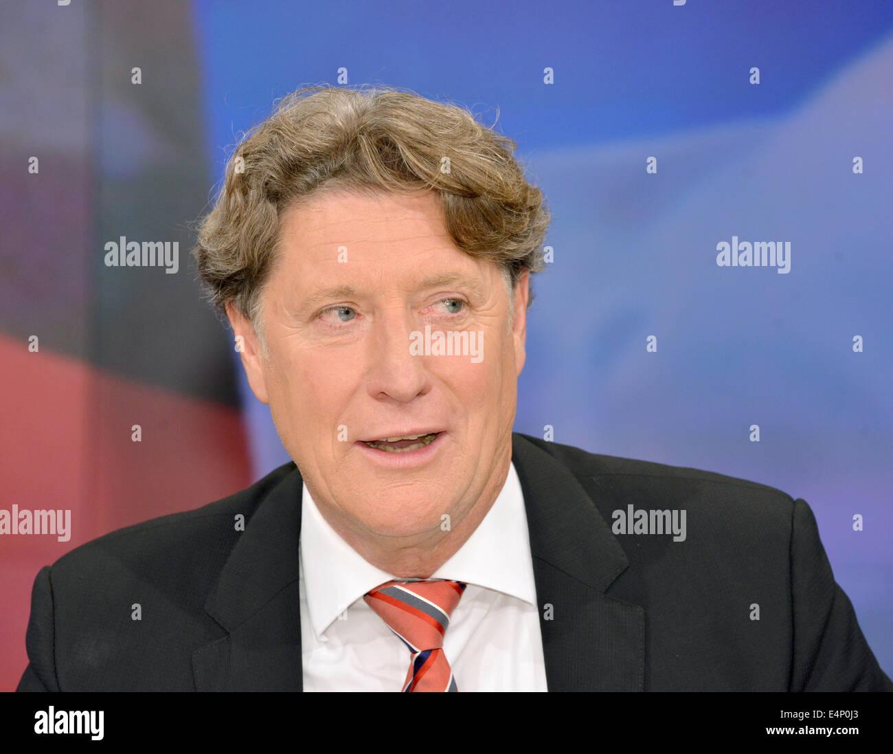 Toni Schumacher, soccer goalkeeping legend, is pictured during the ZDF