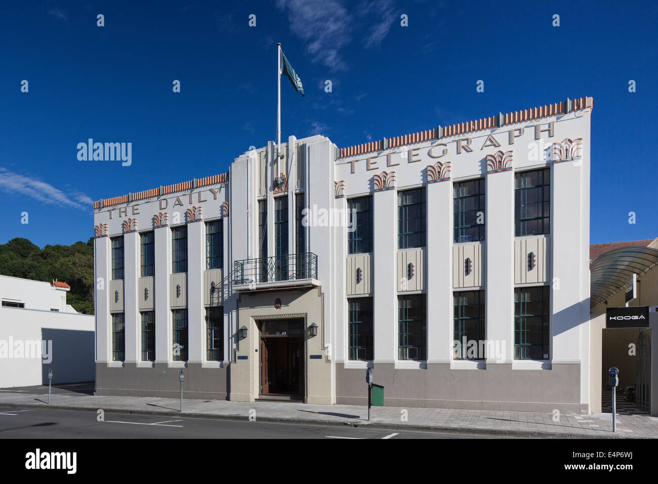 Daily Telegraph Building in Napier Stock Photo