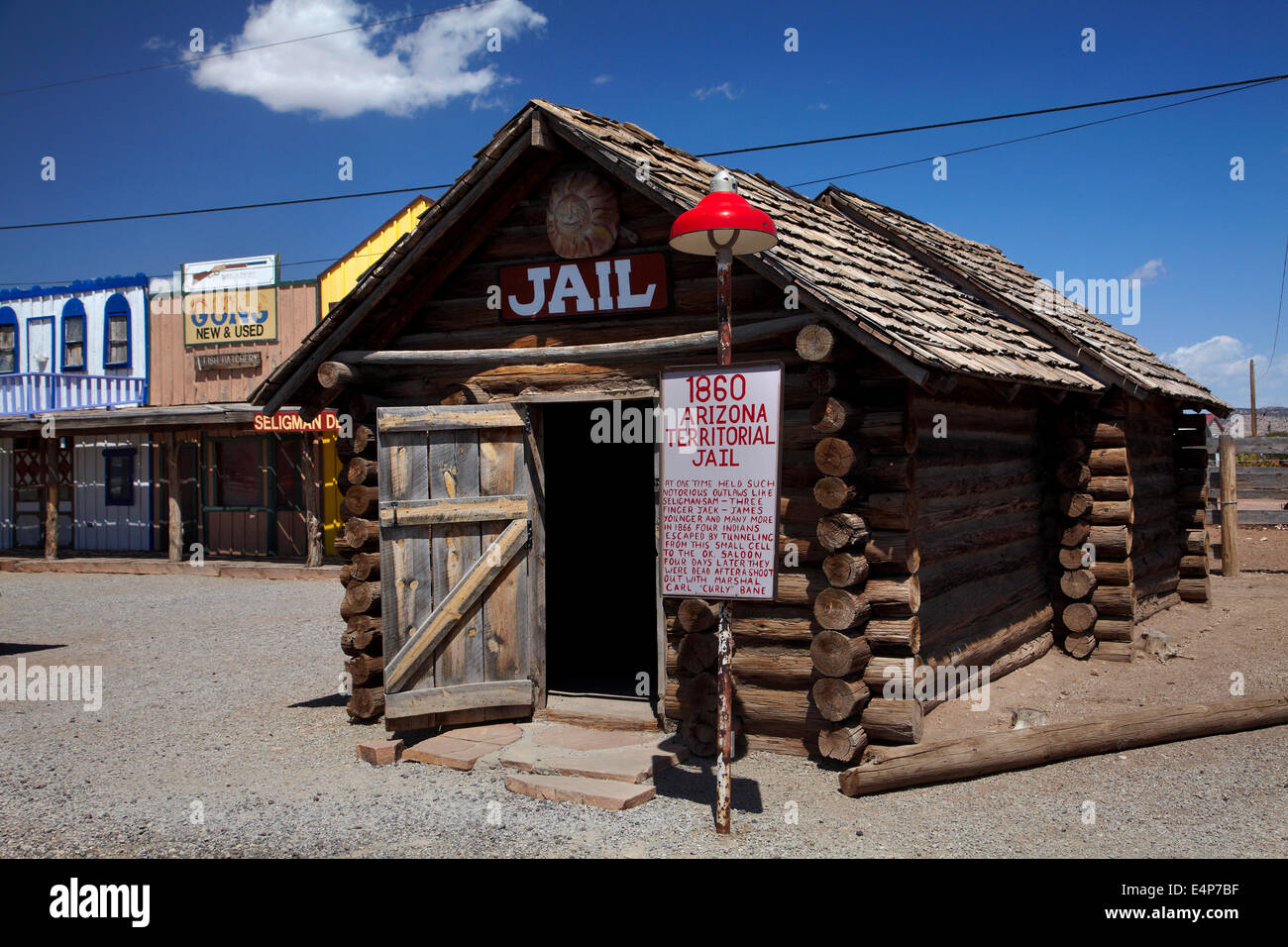 1869 Arizona Territorial Jail, Seligman, Historic U.S. Route 66