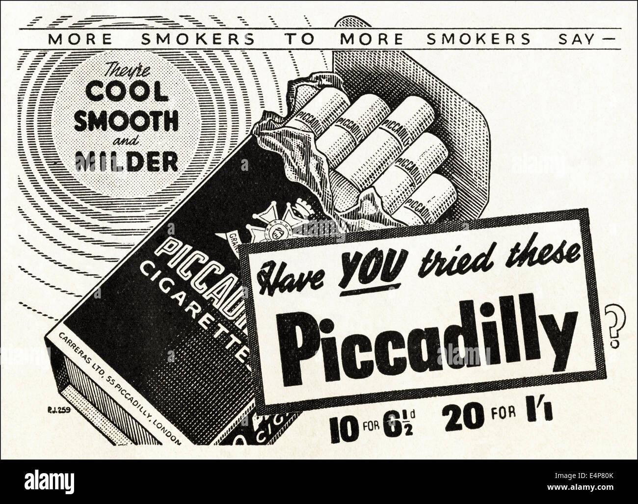 1940s Cigarette Ads