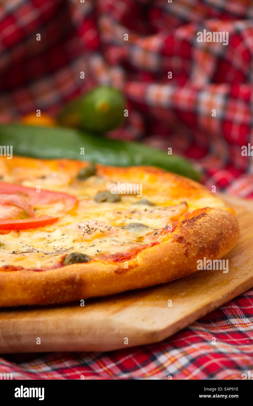A little cheese pizza, 9 inch Stock Photo - Alamy