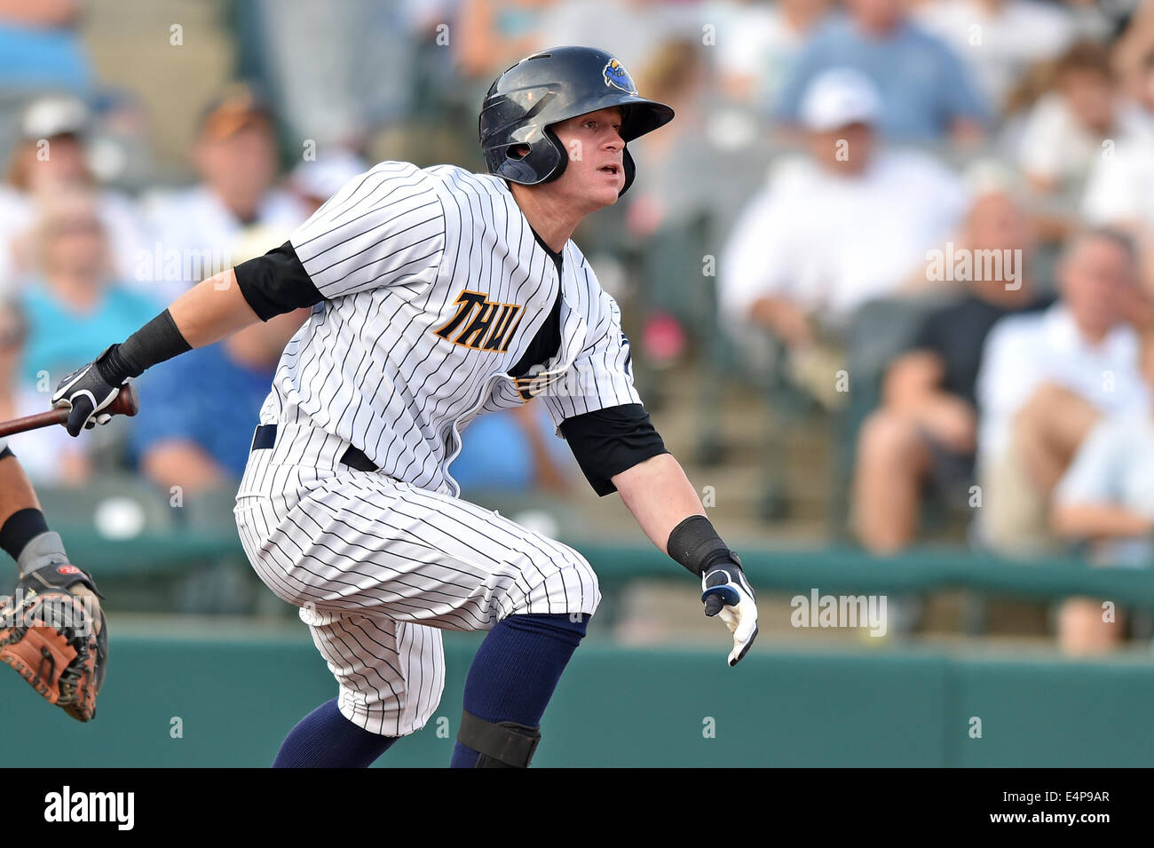 Trenton, New Jersey, USA. 12th July, 2014. Trenton Thunder outfielder BEN GAMEL (8) in an Eastern League game at Arm & Hammer Park in Trenton, NJ. © Ken Inness/ZUMA Wire/Alamy Live News Stock Photo