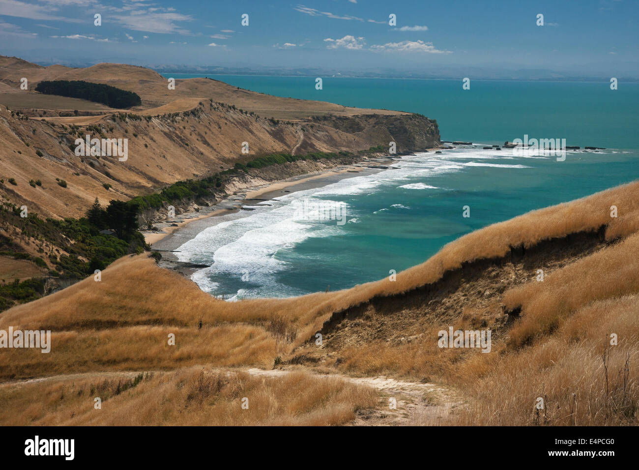 Beaches at Cape Kidnappers Stock Photo