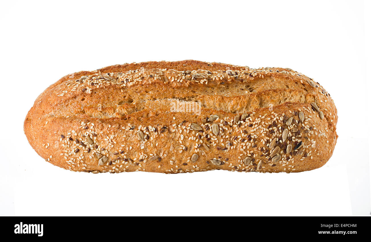 bread the Rye isolated on white background Stock Photo - Alamy