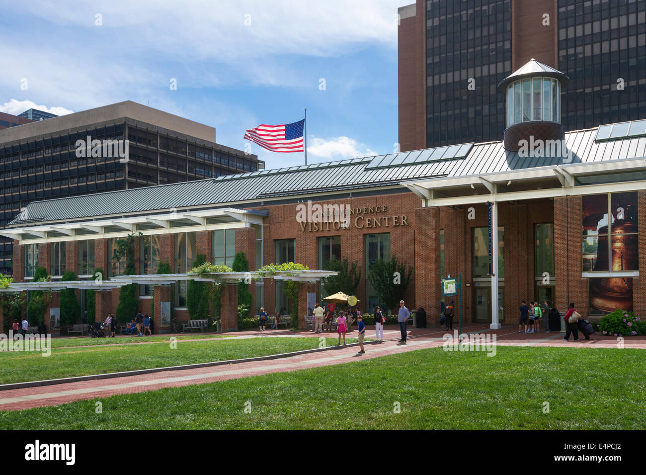 Independence Hall Visitor Center, Philadelphia Pennsylvania USA Stock Photo