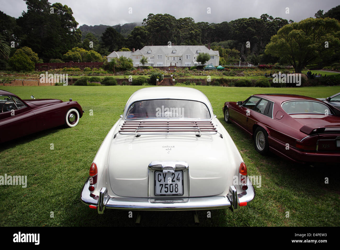 Vintage Jaguar 420 G Stock Photo