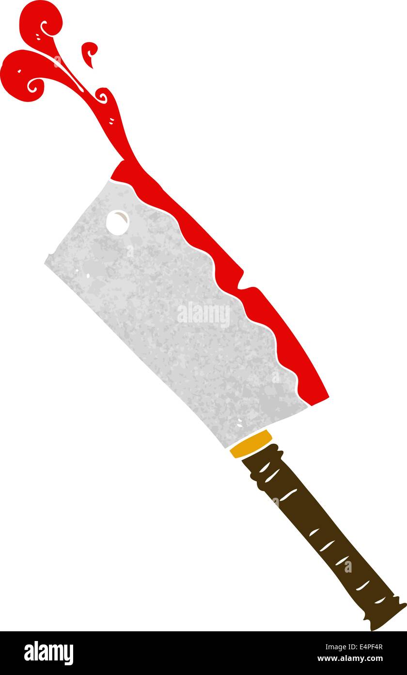 cartoon meat cleaver Stock Vector Image & Art Alamy