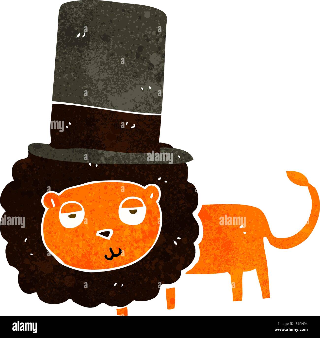 cartoon lion in top hat Stock Vector Image & Art - Alamy